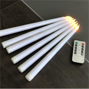 China Wholesale remote control electric long LED taper candle for candle holder decoration weddings wholesale