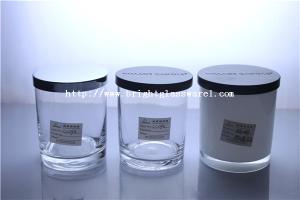 China wholesale glass candle holder with lid wholesale