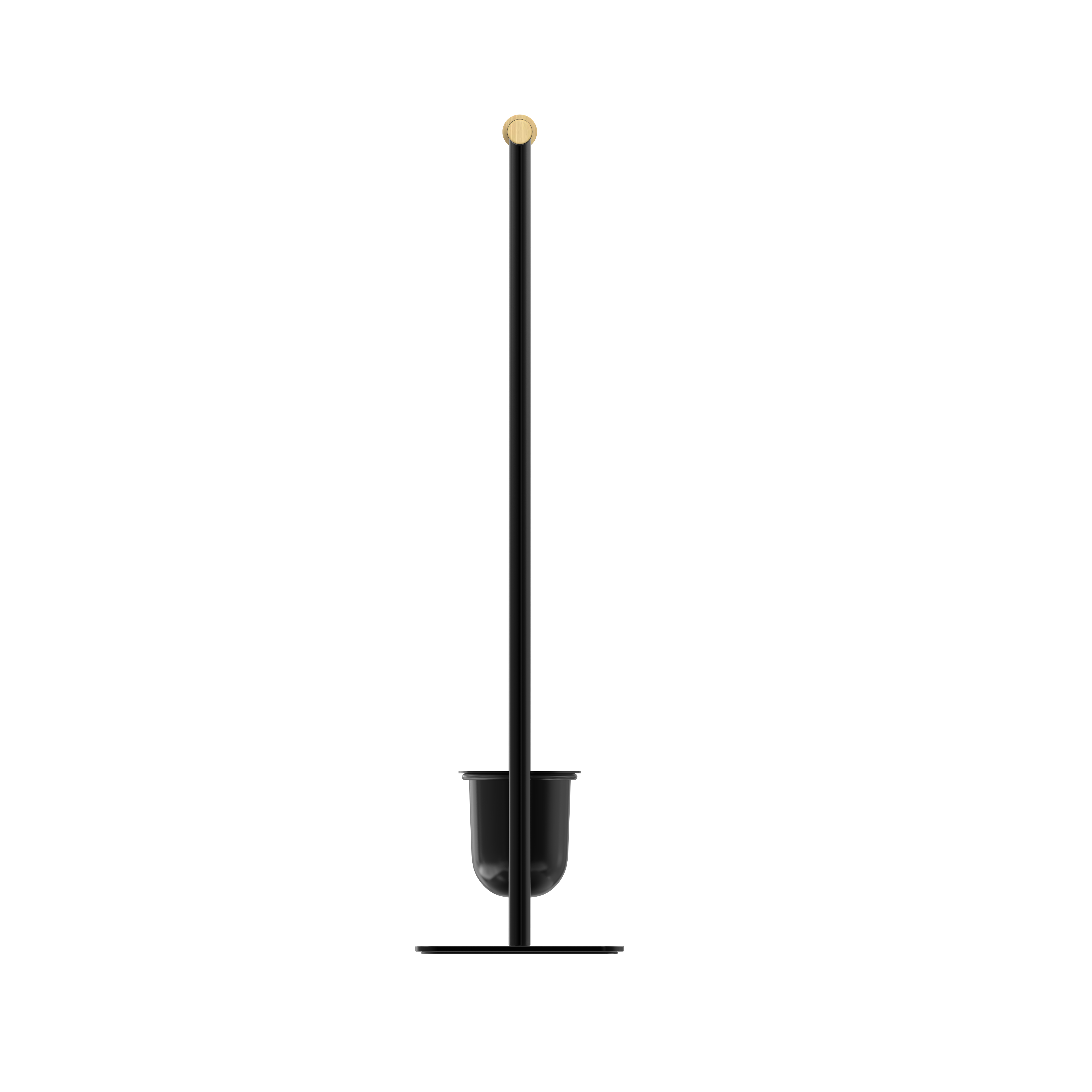 Professional Bathroom Accessories Modern Design Style Stainless Steel Free Standing Toilet Brush Holder And Paper Holder