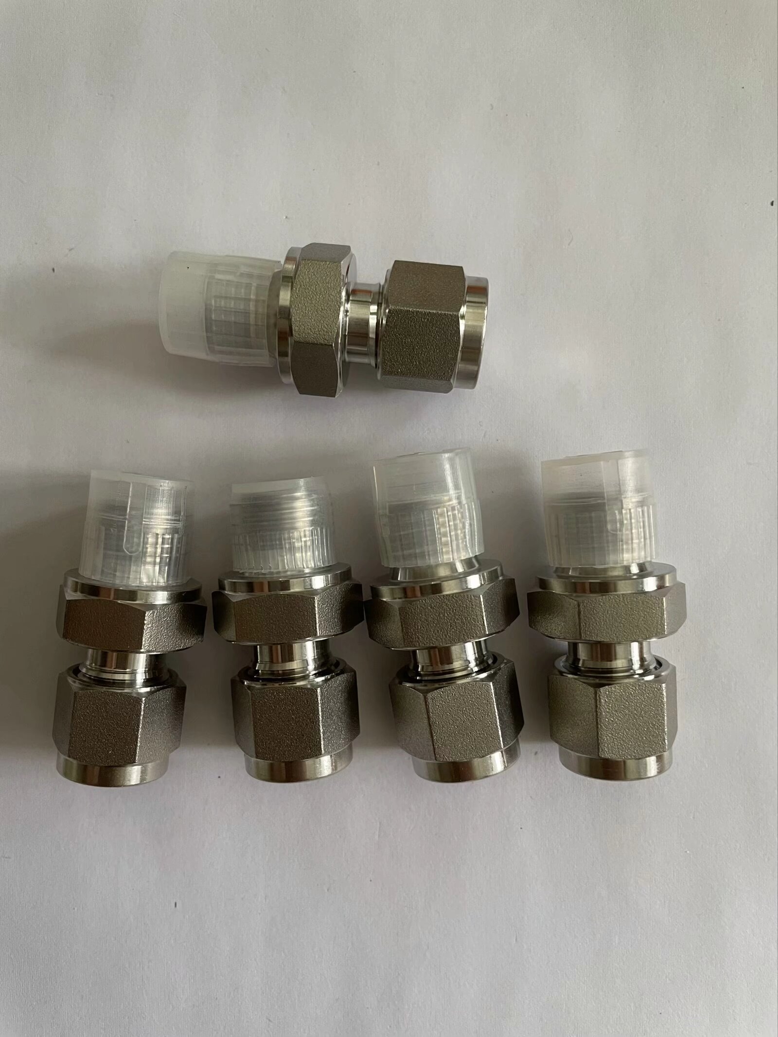 Excellent Durability Double Ferrule Compression Tube Fittings for Equal Pipe Lines Connect in 304/316 Stainless Steel