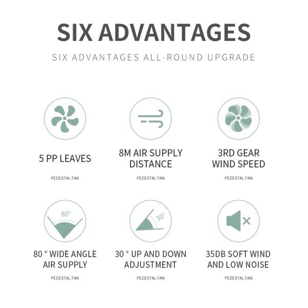 Lithium Battery Ac/Dc12v Solar Charging Floor Fan Vertical Remote Control