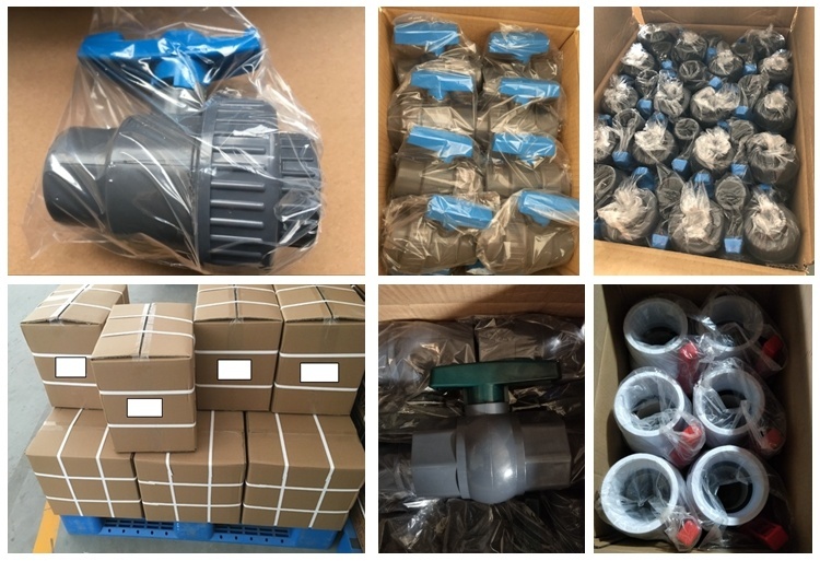 All Size Available Stainless Steel Handle White 2PCS Ball Valve