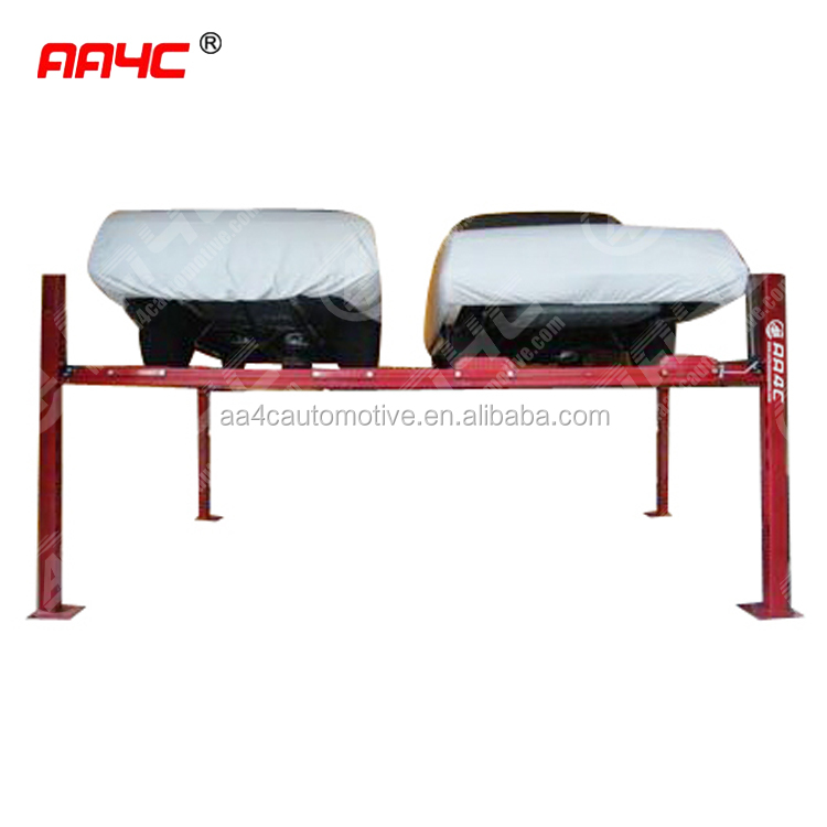 AA4C 4 Cars Parking Lift 4 Post Vehicle Lift Auto Storage System Auto Parking System
