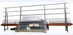 Total Weight 3600kg Glass Straight Line Edging Polishing Machine 11 Spindle 45