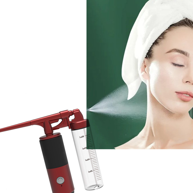 Handheld Oxygen Injector 8W Oxygen Facial Nano Mist Sprayer Mister Device