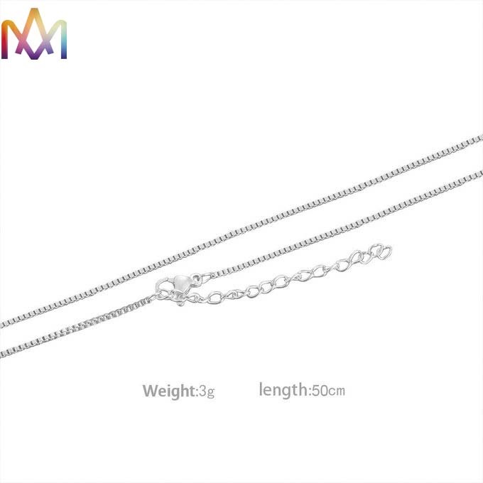 3g 50cm Length SS304 Charm Bracelet Chain Bulk
