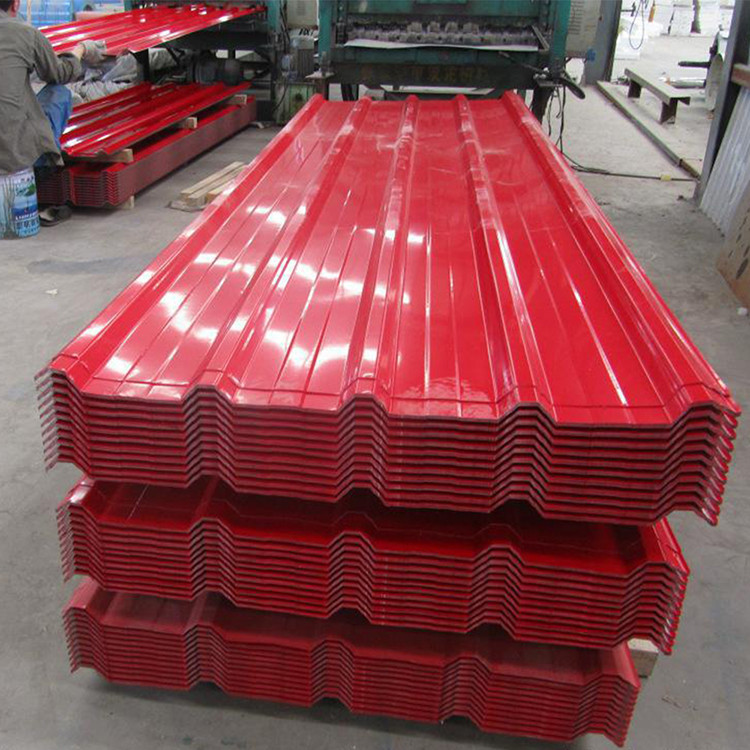 Galvanized Color Steel Roofing Sheet 2500mm DX51D Zinc Coated Metal