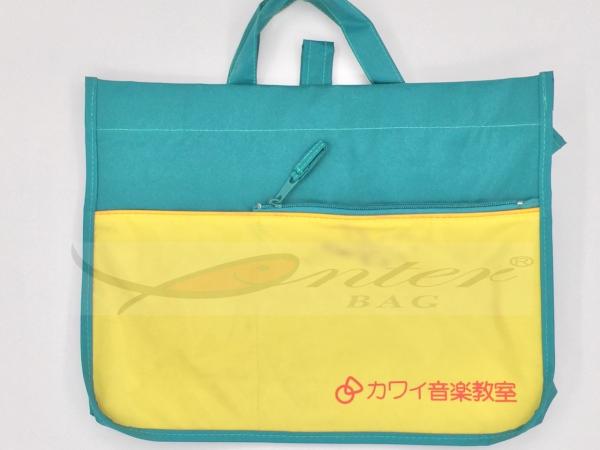 Quality 210D Polyester Tote Bags Green Color , Travel Tote Bags Water Resistant for sale