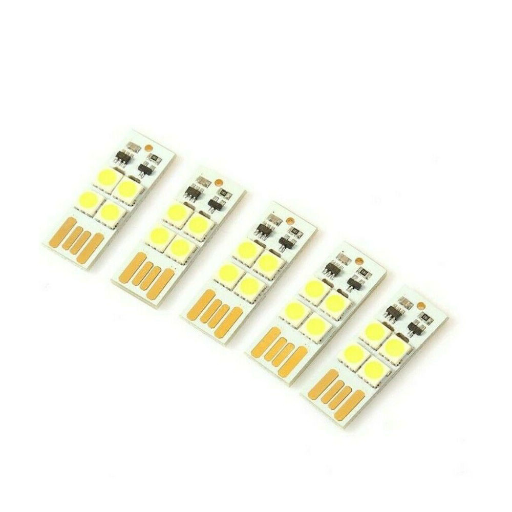 0.5W Mini Touch Switch Usb Led Light 2835 Chips Lightweight 3.3 X 1.1CM