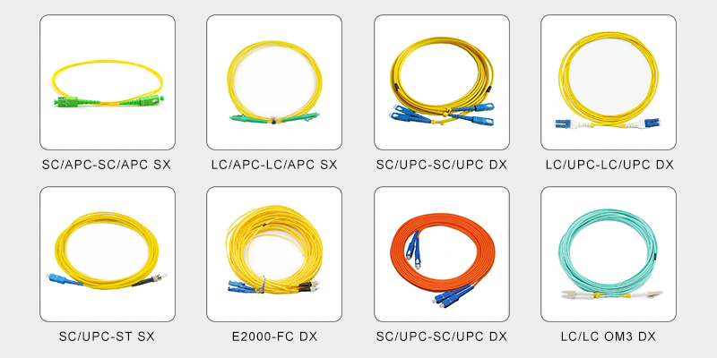 OM1 Simplex Duplex G652D 3m LSZH Fiber Optic Patch Cord