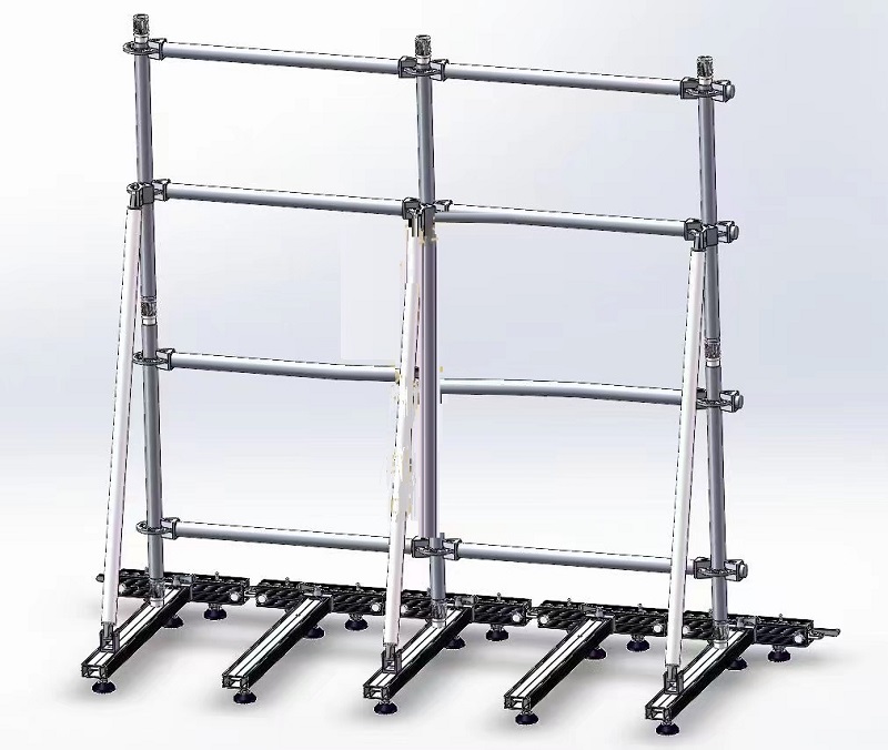 Custom Sizes Lighting Video LED Display Wall Ground Stand Support for Outdoor Events