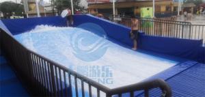 China OEM Single Surf Wave Pool 304 Stainless Steel Mobile Surf Rider Machine wholesale
