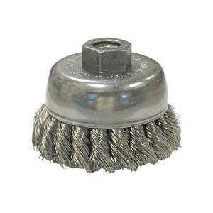 China Polishing Angle Grinder Twist Knot Wire Brush Removing Stain For Grinding wholesale