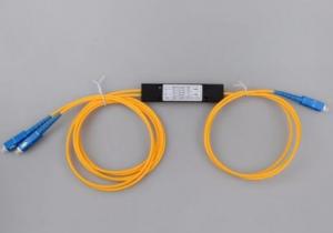 China 1x2 Fiber Optic Splitter , SC UPC Plc Splitter Module For PON on sale