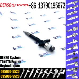 China High Quality diesel fuel injector 095000-5520 For TOYOTA HILUX 2KD-FTV 23670-0L010 wholesale
