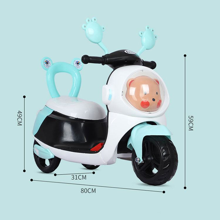 2-3Y Kids Ride On Truck Car Children's Cartoon Push and Racer LED Lights Max Weight 50lbs