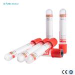 Disposable Red Top Vacuum Collection Tubes PET Clot Activator Tube CE