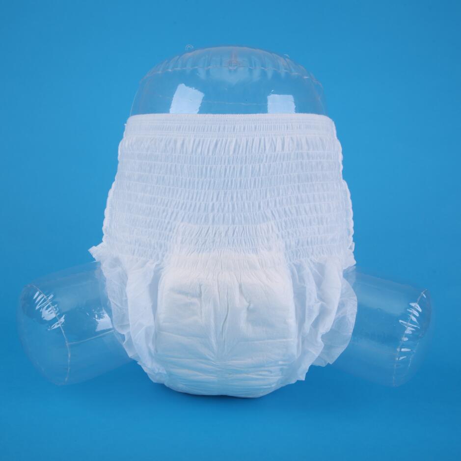 Plain Woven Adult Pull Up Diaper for Menstrual Needs and Incontinence Care in XXL