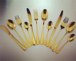NEWTO NC021 Stainless Steel Cutlery Set Rose Gold Mirror Polish Le posate