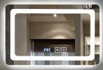 IP44 Wall Mounted Led Behind Mirror For Luxury Hotel , Frameless Bathroom Mirror