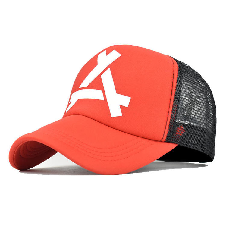 Embroidery Sponge Foam Mesh Trucker Caps 100% Polyester OEM ODM