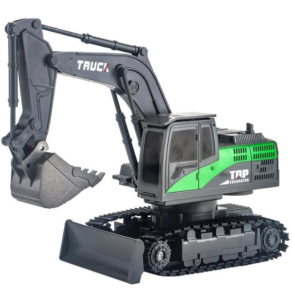 AA Batteries Required 13 Channel RC Construction Vehicles Hydraulic Haulers