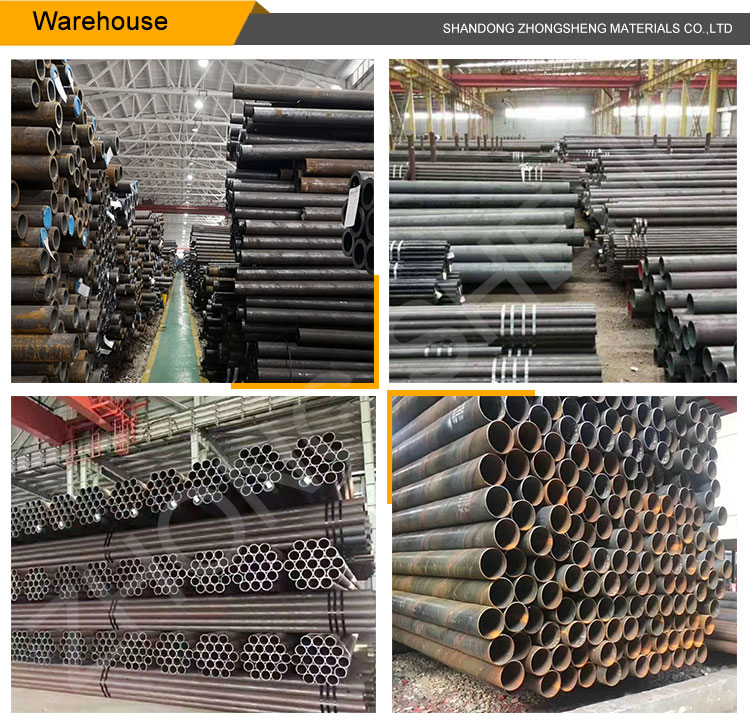 ASTM A53 A36 Schedule 40 Carbon Steel ERW Welded Structure Pipe for Construction Technical Square Rectangular Round