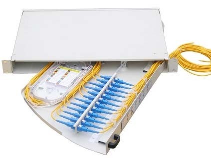 Stable Fiber Distribution Cabinet Outdoor Drop Cable Cabinet 12 Or 24 Fibers
