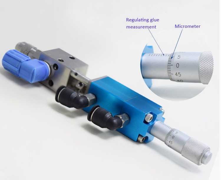 Aluminium Alloy Silicone Dispensing Valve Match Different Needles
