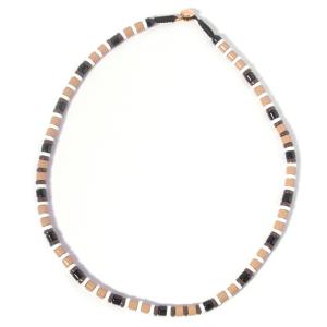 China Party Minimalist Colorblock Beaded Necklace Geometric For Lady wholesale