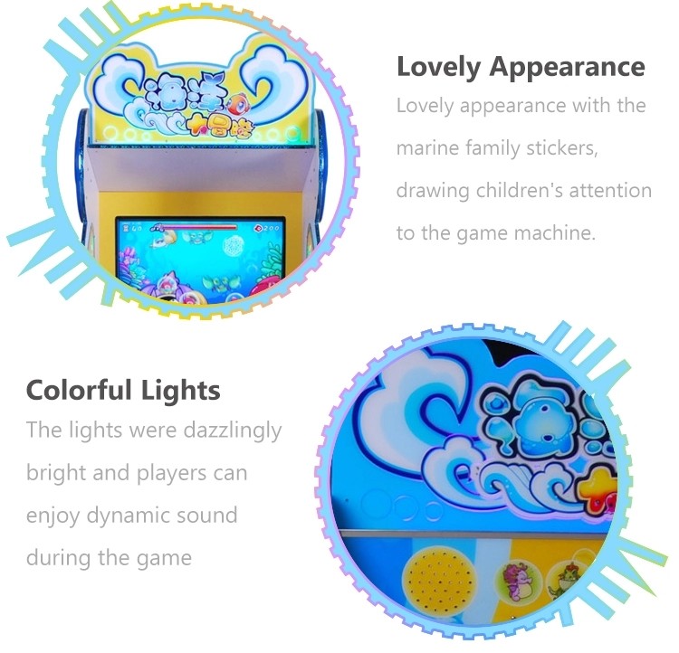 Ocean Adventure Pitching 200W Redemption Game Machine