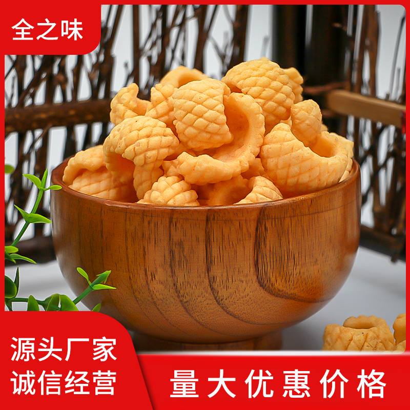 Wholesale squid rolls snacks puffed seafood snack food Chinese squid rice cracker