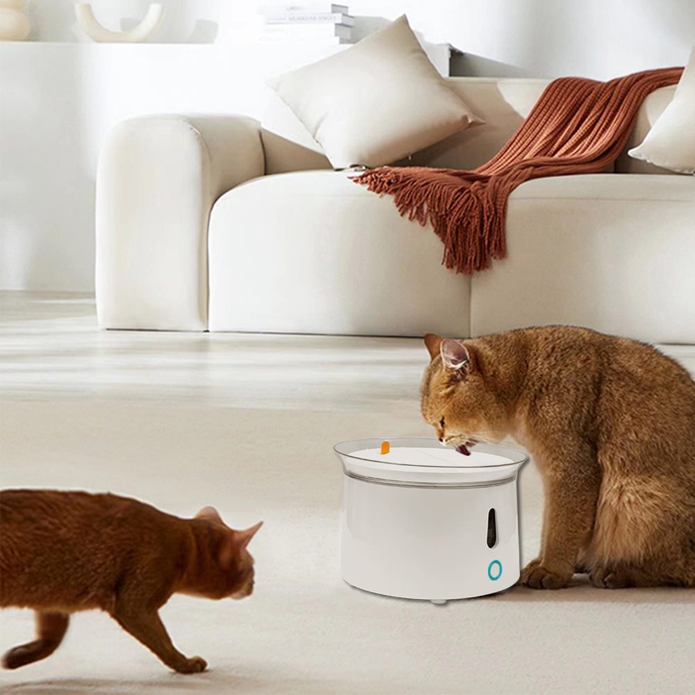 2.5L ABS Automatic Pet Water Dispenser with Purify System and Led Water Lever Indicator