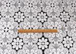 Venice Guipure Cotton Lace Fabric Embroidered Flower Water Soluble Azo Free Dyed