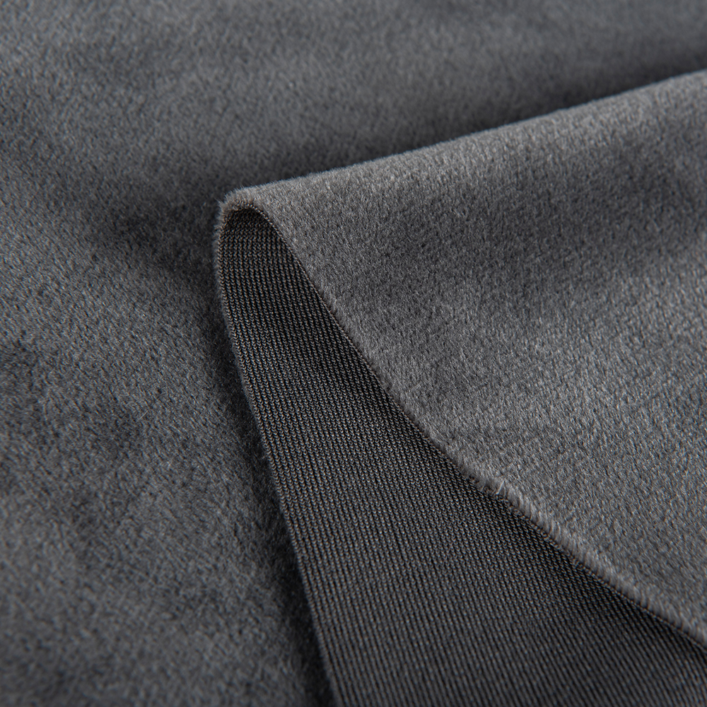 Women's Velvet Blazer Knitted Stretch Velvet Spandex Fabric 220GSM in Customized Color