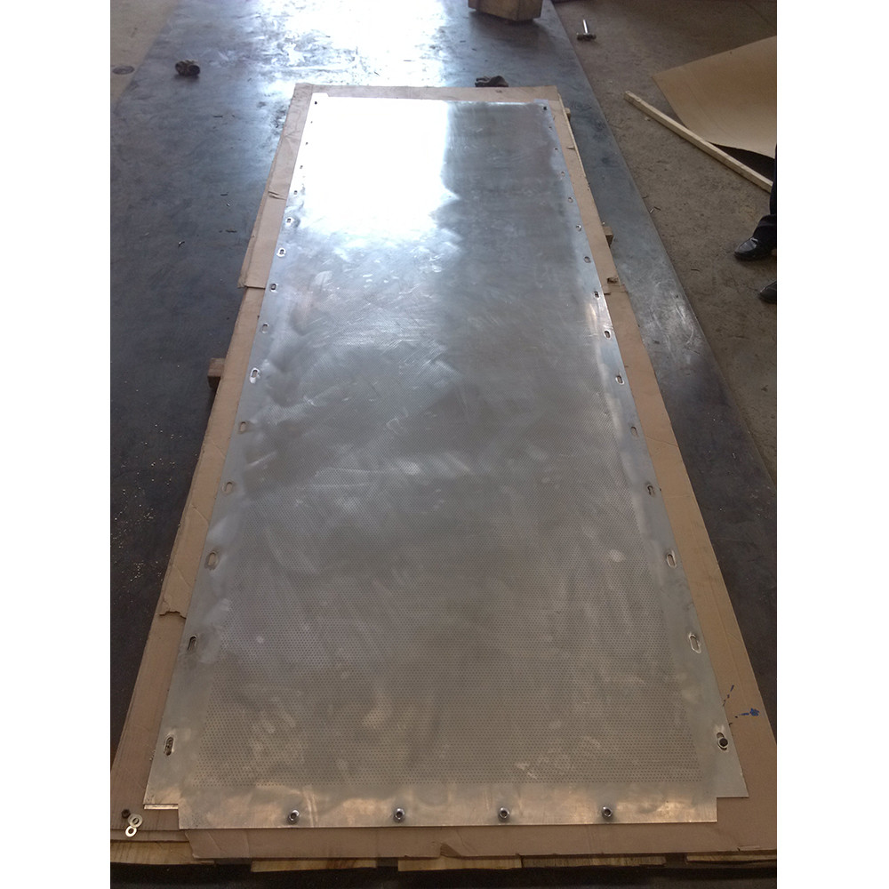 SS 304 316 Stainless Steel Or Aluminum Round Hole Strainer Grain Screen Plate Mesh Filter For Mud Extruder Sieve Plates