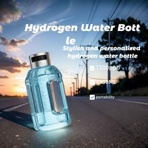 China Anti Wrinkle WEIZI Hydrogen Water Bottle 1500ml Enhance Metabolism Consumption wholesale