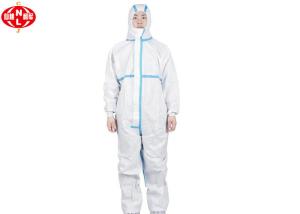 China White Microporous PPE Anti Static 5XL Disposable Overalls wholesale