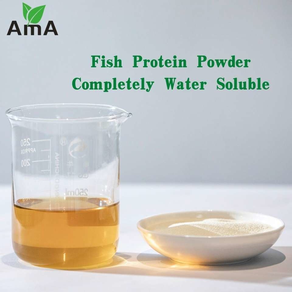Hydrolysate Fish Meal 80% Protein Powder Extracted From Cod Fish (15-1-1) 50lb Bag