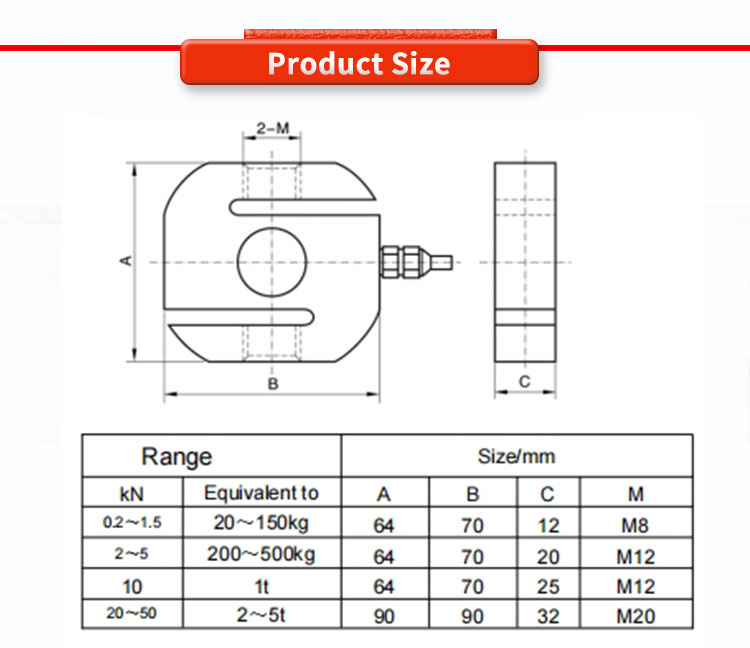 Force Measurement Tension and Compression Weighing with Univo UBWP305Y Mechanical Arm