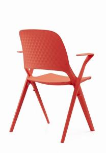 China Comfortable Plastic Accent Chair Modern Colorful Plastic Dining Chairs wholesale