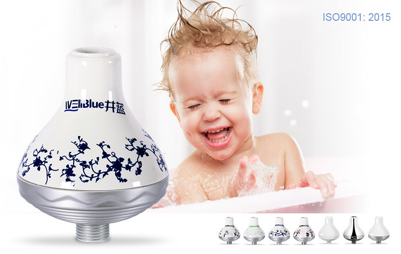 Portable UV Oil Shower Water Filter For Remove Chlorine And Heavy Metal