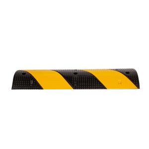 China Easy Rider Industrial Rubber Speed Bump with Two Cable Channels wholesale