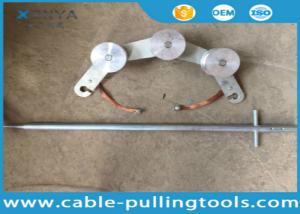 China Aluminum Alloy SHL75D Hook Grounding Pulley Block , 6-38mm Conductor Wire wholesale