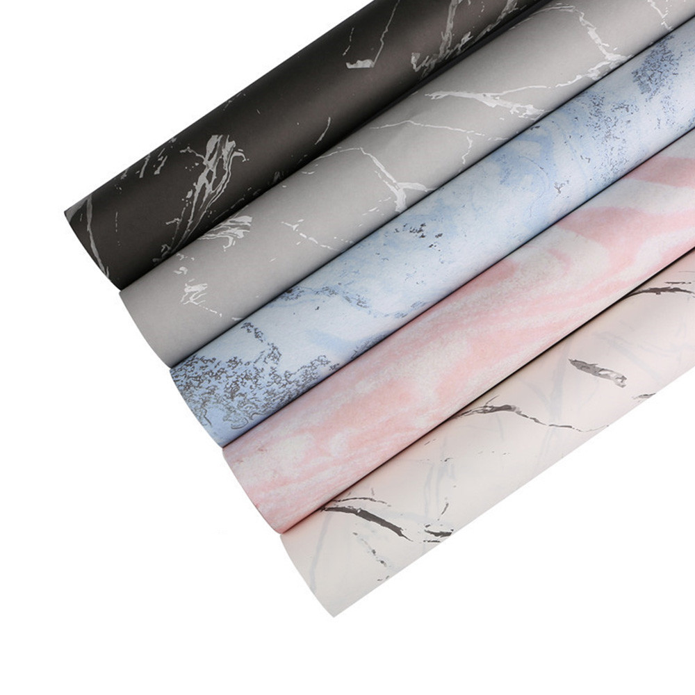 Stripe Wave Point Pink 17gsm Recyclable Tissue Paper Customized Gift Wrapper