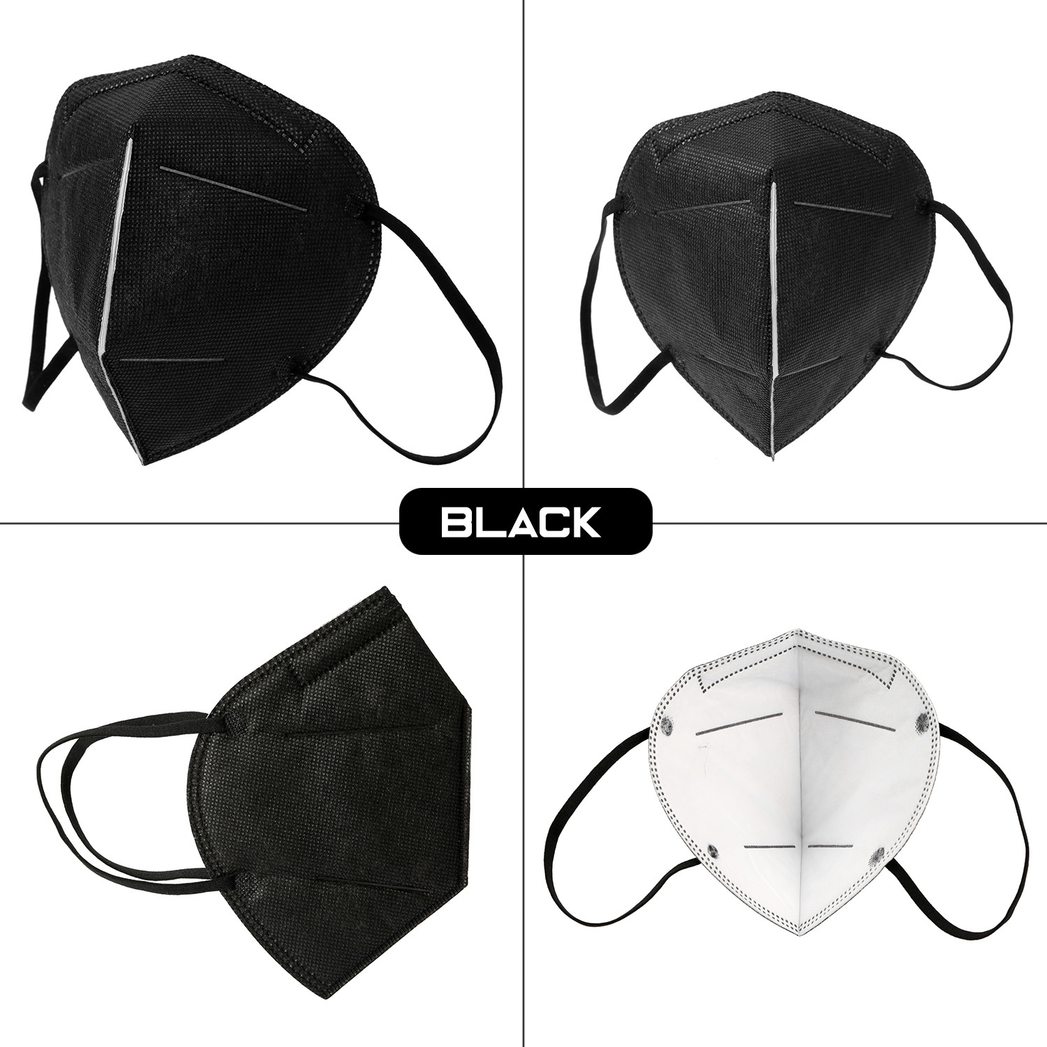 Outdoor Multi Color KN95 Protective Mask Multiple Layer ≥95% Filtering Rate