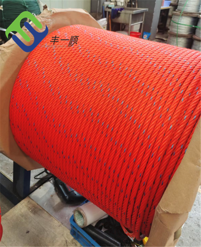 6 Strand Pp Danline Combination Rope Reinforced For Marine Rope Fishing Rope