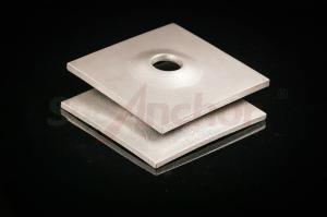 China 150x150mm R25 Thickness 8mm Bar Anchoring Square Plate wholesale