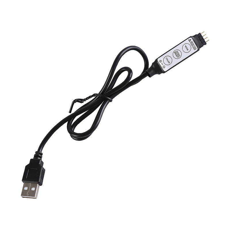 USB 5V Powered LED Mini Controller 3 Key For LED RGB Color Strip Light