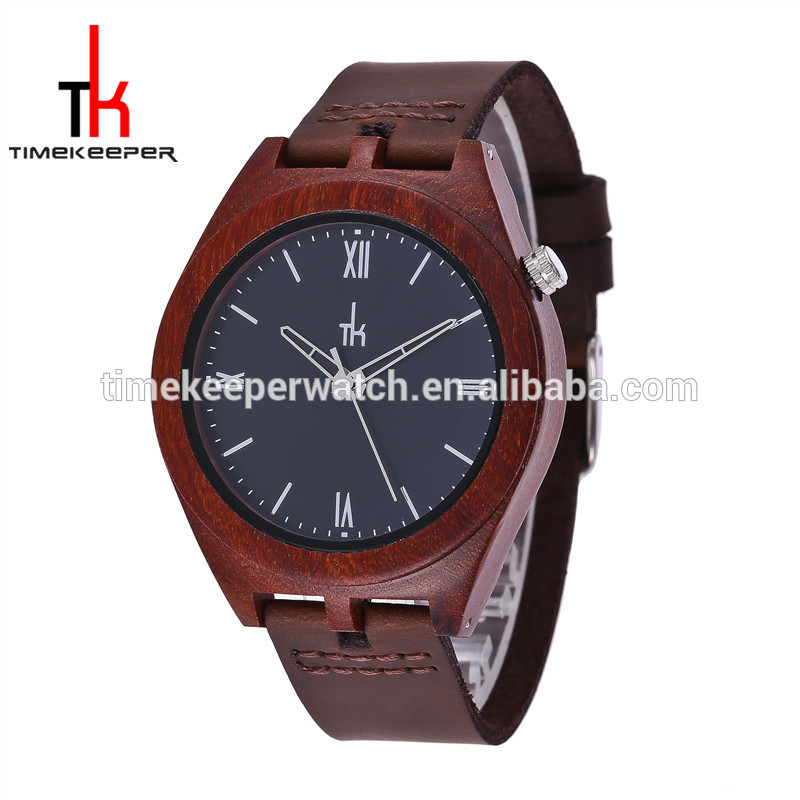 2017 New design Bamboo watch made out bamboo custom logo High quality Wood watch